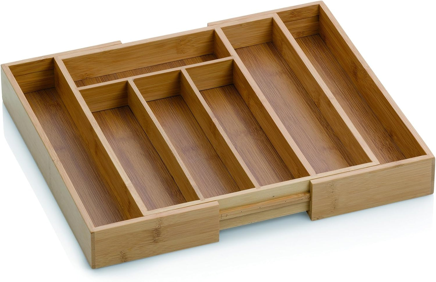 Organiseur d'Ustensiles Extensible en Bambou – Écologique et Pratique