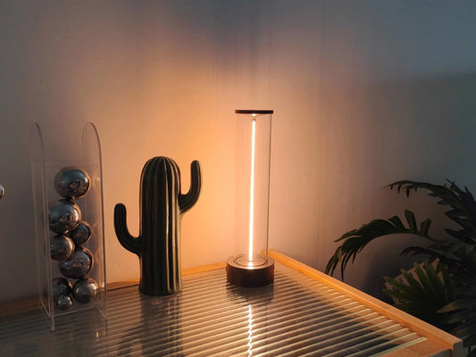 Lampe d'Ambiance Extérieure  Rechargeable, Portable et Élégante pour Vos Espaces Extérieurs